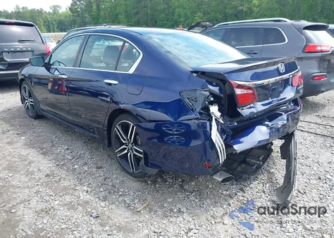 2016 Honda Accord Sport from USA, damaged, VIN 1HGCR2F5XGA180739